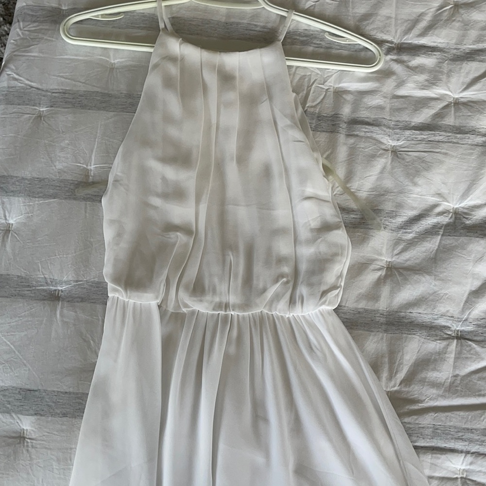 Simple White strappy dress